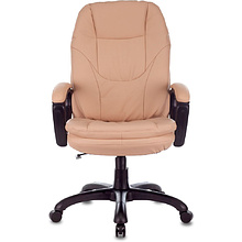 Кресло для руководителя "Бюрократ CH-868YAXSN", кожзам, пластик, бежевый
