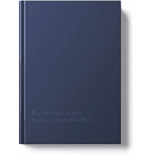 Ежедневник недатированный "Every Day. Peace",  A5, 176 листов, синий