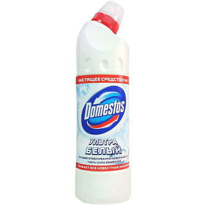 Средство чистящее для туалета "DOMESTOS" Ультра Белый 500мл
