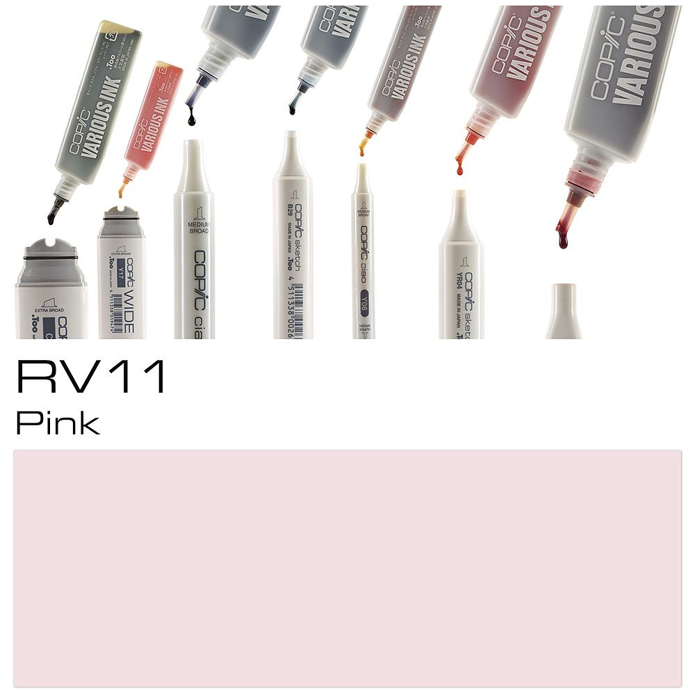 Чернила для заправки маркеров "Copic", RV-11 розовый - 2