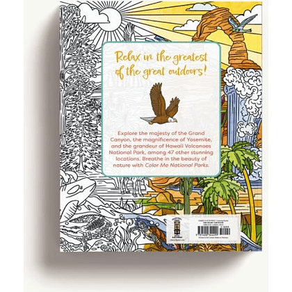 Раскраска на английском языке "Color Me. National Parks. An Adventurous Coloring Book" - 2