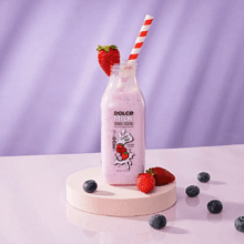 Гель-смузи для душа "DOLCE MILK", 400 мл, лесные ягоды