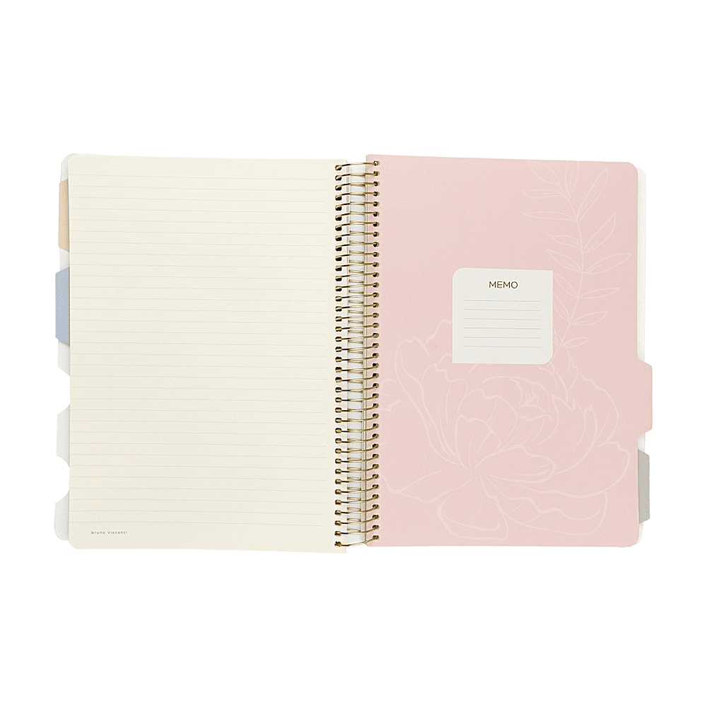 Книга записная "Flora. Гранат", В5, 120 листов, клетка, линейка, точка, черный, красный - 7