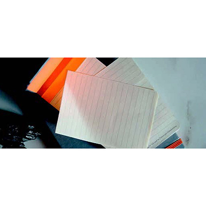 Блокнот "Rhodiarama Webnotepad" на резинке, A5, 96 листов, линейка, сапфировый - 5