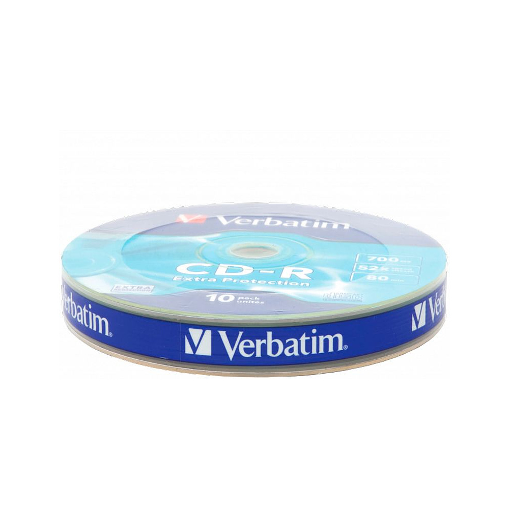Диск Verbatim "Extra Protection", CD-R, 0.7 гб, пэт-упаковка, 10 шт - 3