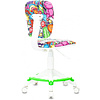 Кресло детское "Бюрократ CH-W204/F", пластик, разноцветный маскарад - 4