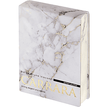 Блокнот "Carrarra", A6, 250 листов, нелинейный, склейка сверху, белый