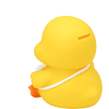 Копилка "Duckling", пластик, желтый