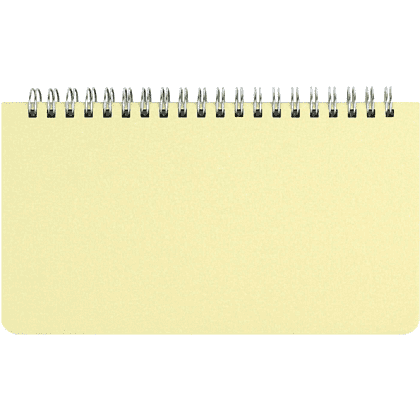 Планер недатированный "Бьянчини", 190х110 мм, 68 листов, желтый