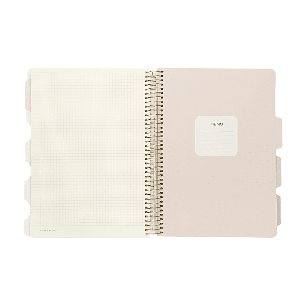 Книга записная  "Love me", В5, 120 листов, клетка, линейка, точка, бежевый - 7