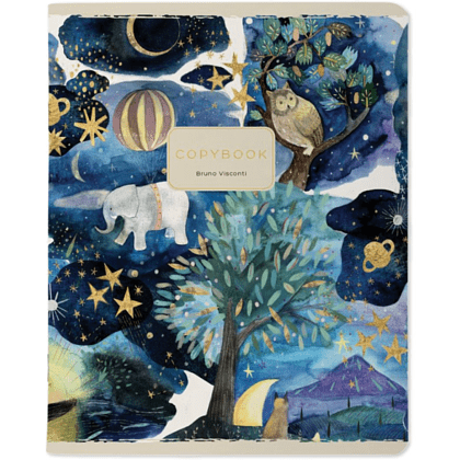 Тетрадь "Fauna", A5, 48 листов, клетка, скоба сбоку, ассорти - 6