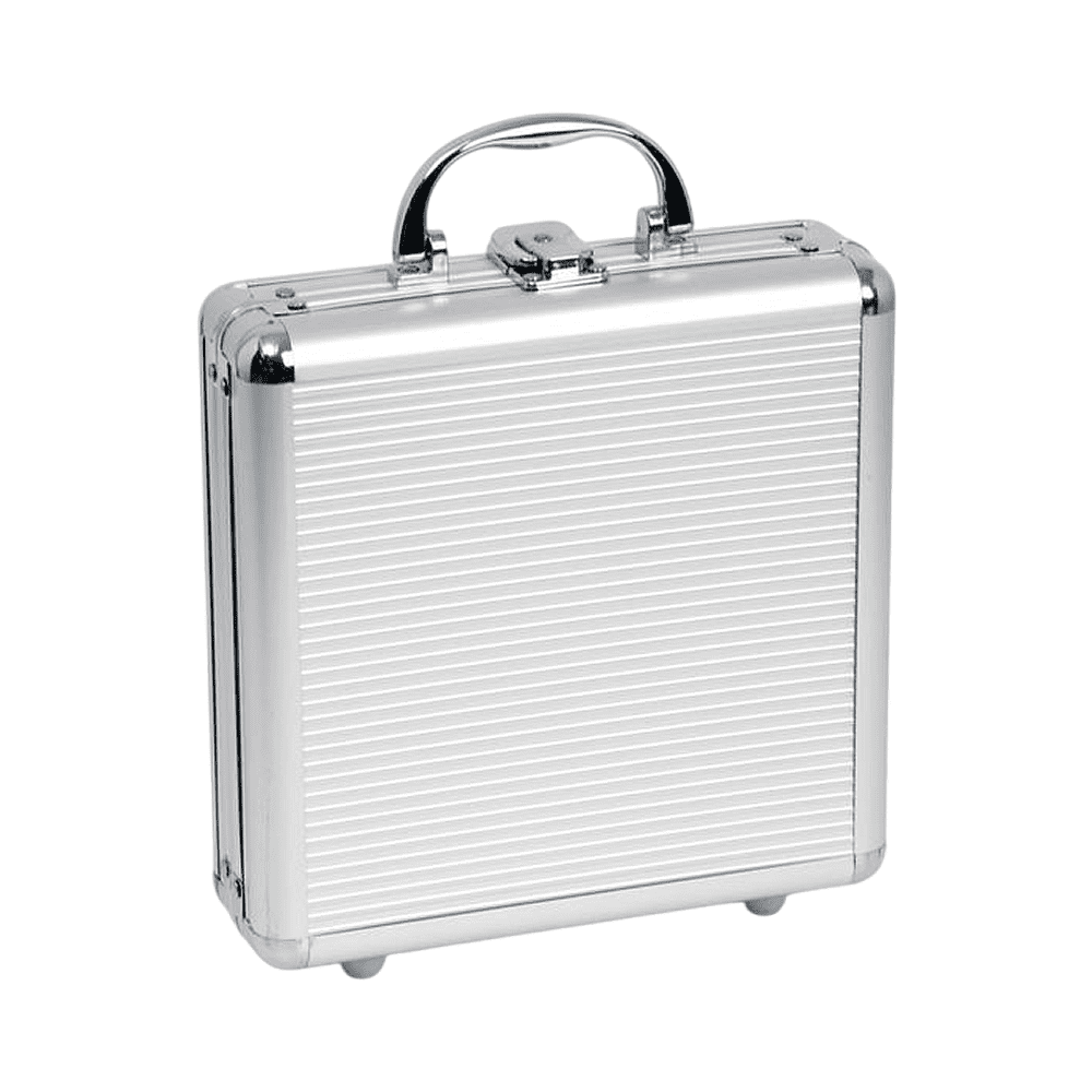 Игра настольная "Покер" в металлическом кейсе (2 колоды карт, фишки 100 штук, 5 кубиков) - 4