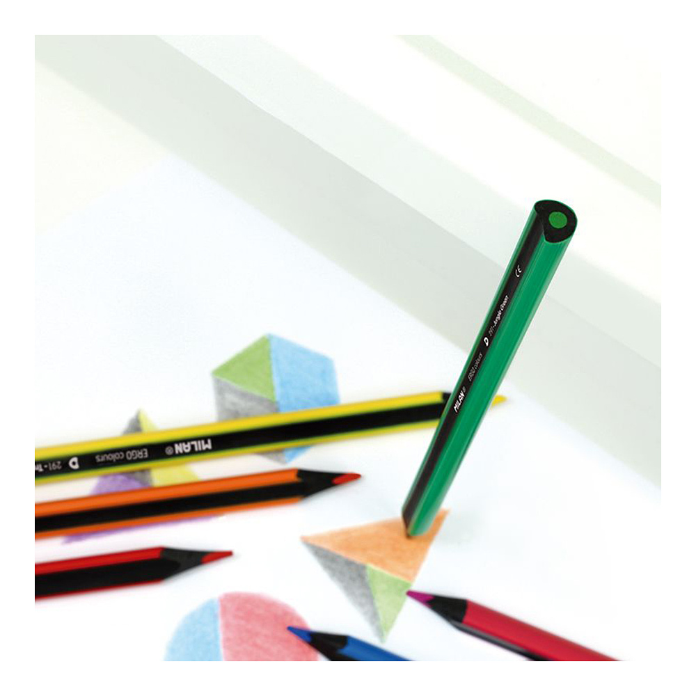 Цветные карандаши "ERGO" + точилка, 10 цветов - 5