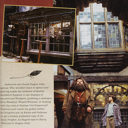 Книга на английском языке "Jody Revenson: Harry Potter. Diagon Alley. Movie Scrapbook",  Illustr. - 6
