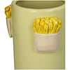 Ваза керамическая "French Fries", 13.5х12.5х22.3 см, разноцветный - 2