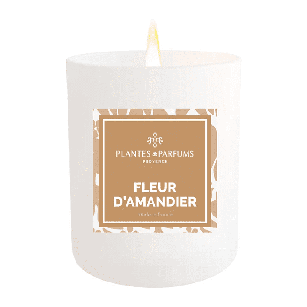 Свеча ароматическая PLANTES&PARFUMS "Almond Blossom", 180 гр