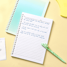 Блокнот "Deli", А5, 60 листов, в линейку, градиент ассорти