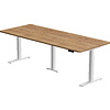 Каркас стола с электроприводом трехмоторный AOKE, Well Desk Wing Pro, белый (AK3YJYT-TYZF3-90/120/180 WH) - 3