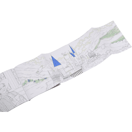 Раскраска на английском языке "Harry Potter. Glow in the Dark Coloring Book"  - 3