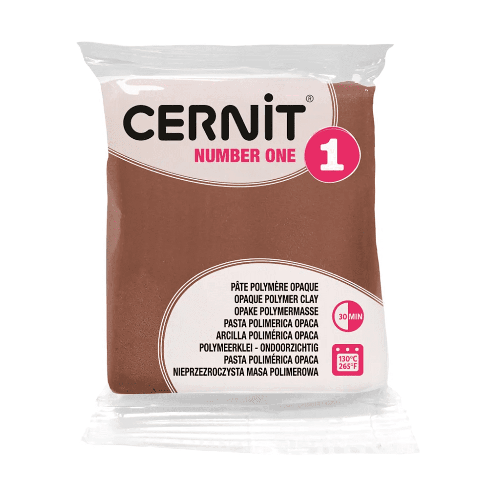 Полимерная глина "Cernit № 1 (Number One)", 56 г, 812 светло-коричневый - 2