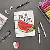 Тетрадь "Fresh & Fruity", А5, 80 листов, линейка, разноцветный - 4