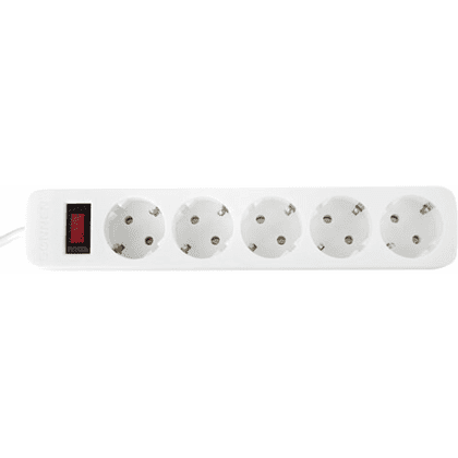 Сетевой фильтр Sonnen SPW-305, 3 м, 5 розеток, белый - 2