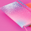 Блокнот "Color Spray creativity", А5, 96 листов, линейка, на резинке, розовый - 4