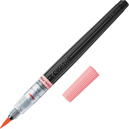 Кисть "Color Brush", коралловый розовый, блистер