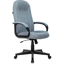 Кресло для руководителя "Бюрократ T-898AXSN", ткань, пластик, светло-голубой 38-405