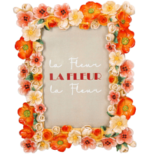 Фоторамка "Flowers", 10х15 см, полирезина, разноцветный