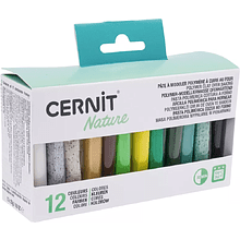 Полимерная глина Cernit "Nature", 12 цветов, 25 г