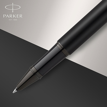 Ручка-роллер Parker "IM Achromatic T317", 0.5 мм, черный, стерж. черный - 5