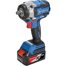 Аккумуляторный гайковерт DongCheng DCPB598 (TYPE EM), 20 В, 598 Нм, 2 АКБ, 4 Ач, З/У 2 А