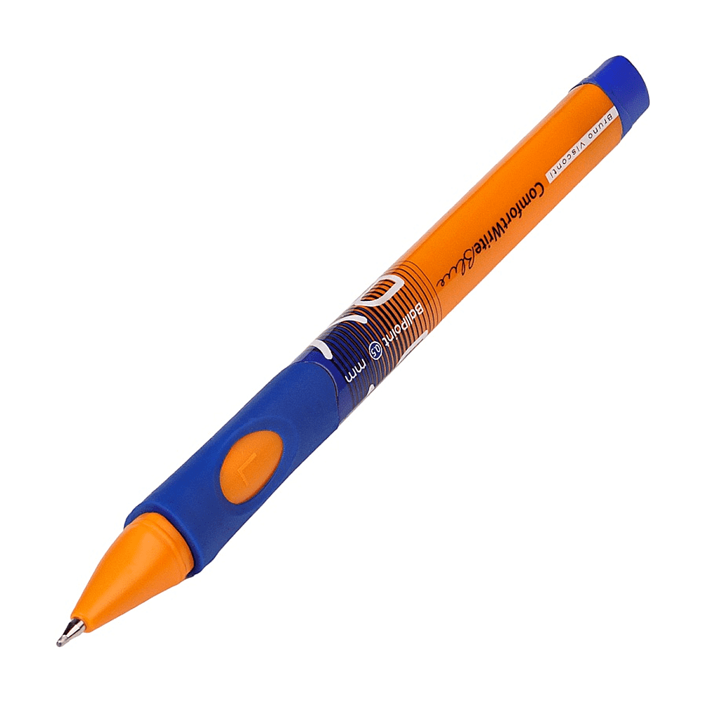 Ручка шариковая "ComfortWrite.Summer" для левшей, 0.5 мм., пластиковая, синий - 4
