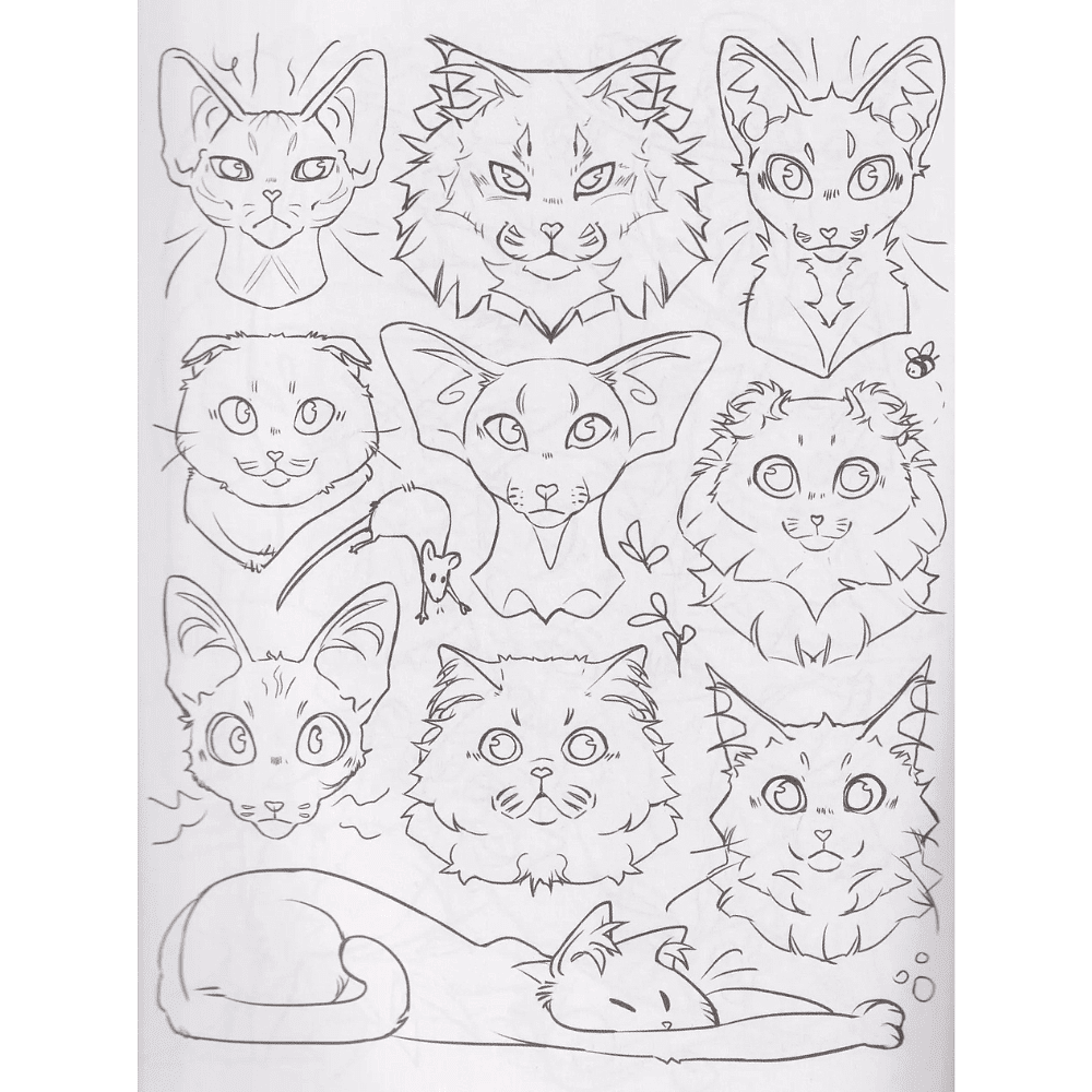 Раскраска "Раскрась кота!", GrayPillow - 3