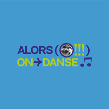Футболка оверсайз «Alors on danse», унисекс, лазурный, M-L