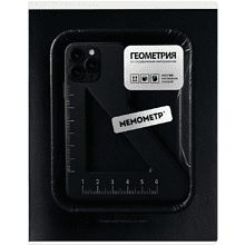 Тетрадь предметная "Мемометр. Геометрия", А5, 48 листов, клетка, черный