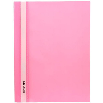 Папка-скоросшиватель "Econimix", A4, розовый
