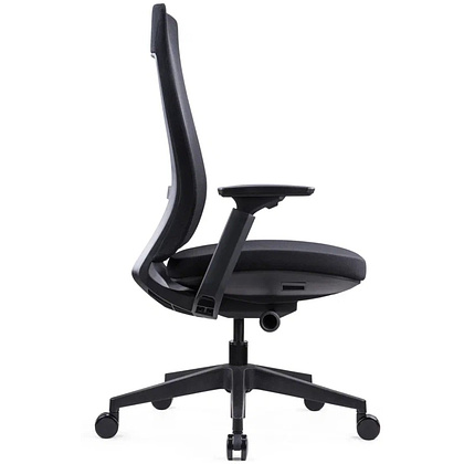 Кресло компьютерное SitZone E-VL002B, сетка, ткань, пластик, черный - 3