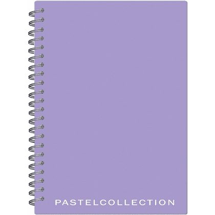 Тетрадь "Pastel Collection", А5, 80 листов. клетка, розовый, фиолетовый 