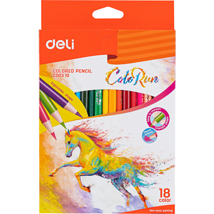 Цветные карандаши "ColoRun", 18 цветов - 3