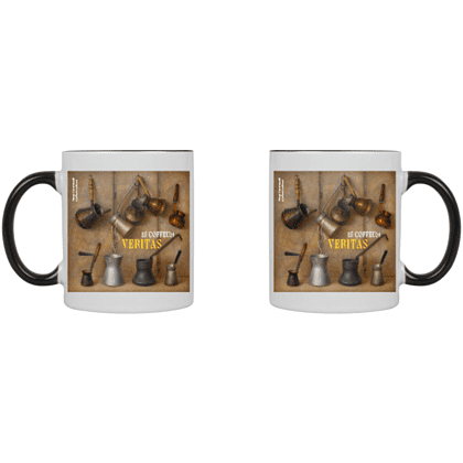 Кружка керамическая "Coffee tradition. Игорь Свентицкий", 320 мл, белый, черный
