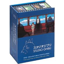 Открытки на английском языке "Studio Ghibli: 100 Collectible Postcards" 