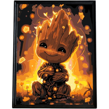 Картина по номерам "Малыш Грут" Картина по номерам "Малыш Грут"