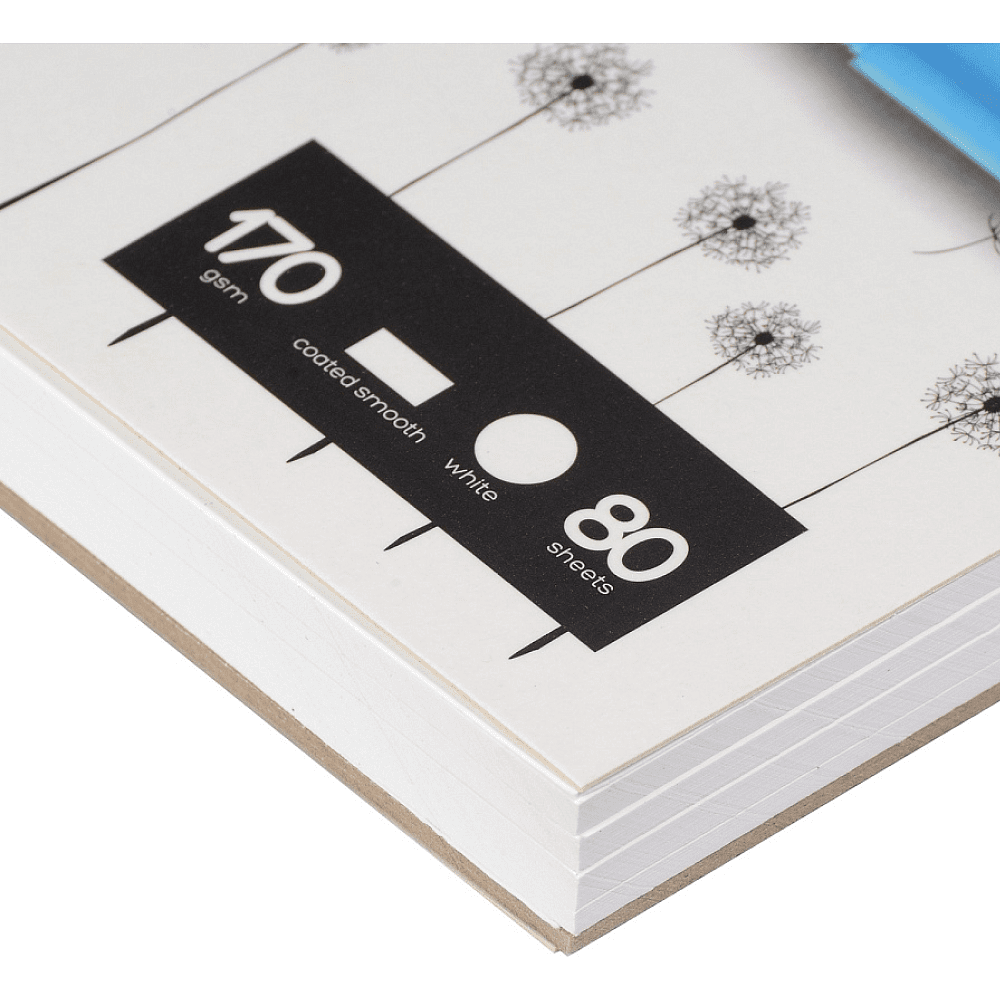 Скетчбук "Sketch&Art", 18х15.5 см, 170 г/м2, 80 листов, на спирали - 4