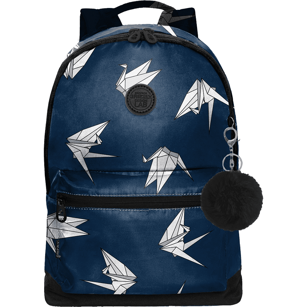 Рюкзак молодежный "Оригами", синий - 2