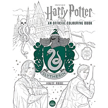 Раскраска "Colouring Book. Harry Potter: Slytherin House Pride", (английский язык)