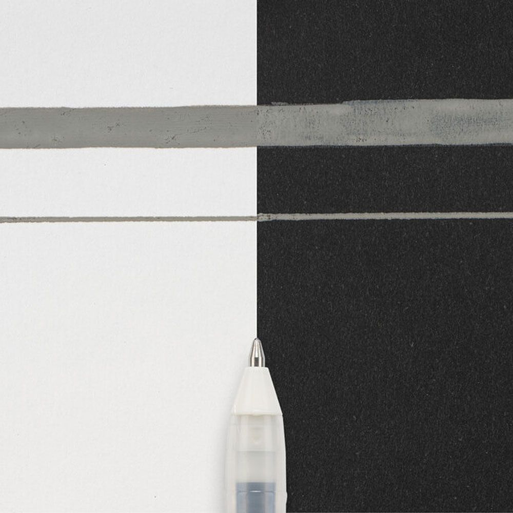 Ручка гелевая "GELLY ROLL SOUFFLE", 1.0 мм, прозрачный, стерж. серый - 2