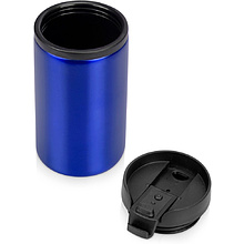 Кружка термическая "Jar", металл, пластик, 250 мл, синий, черный