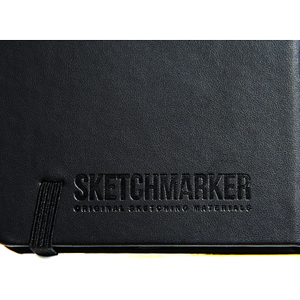 Скетчбук "Sketchmarker. Калыханка", 9x14 см, 80 листов, нелинованный, черный - 8